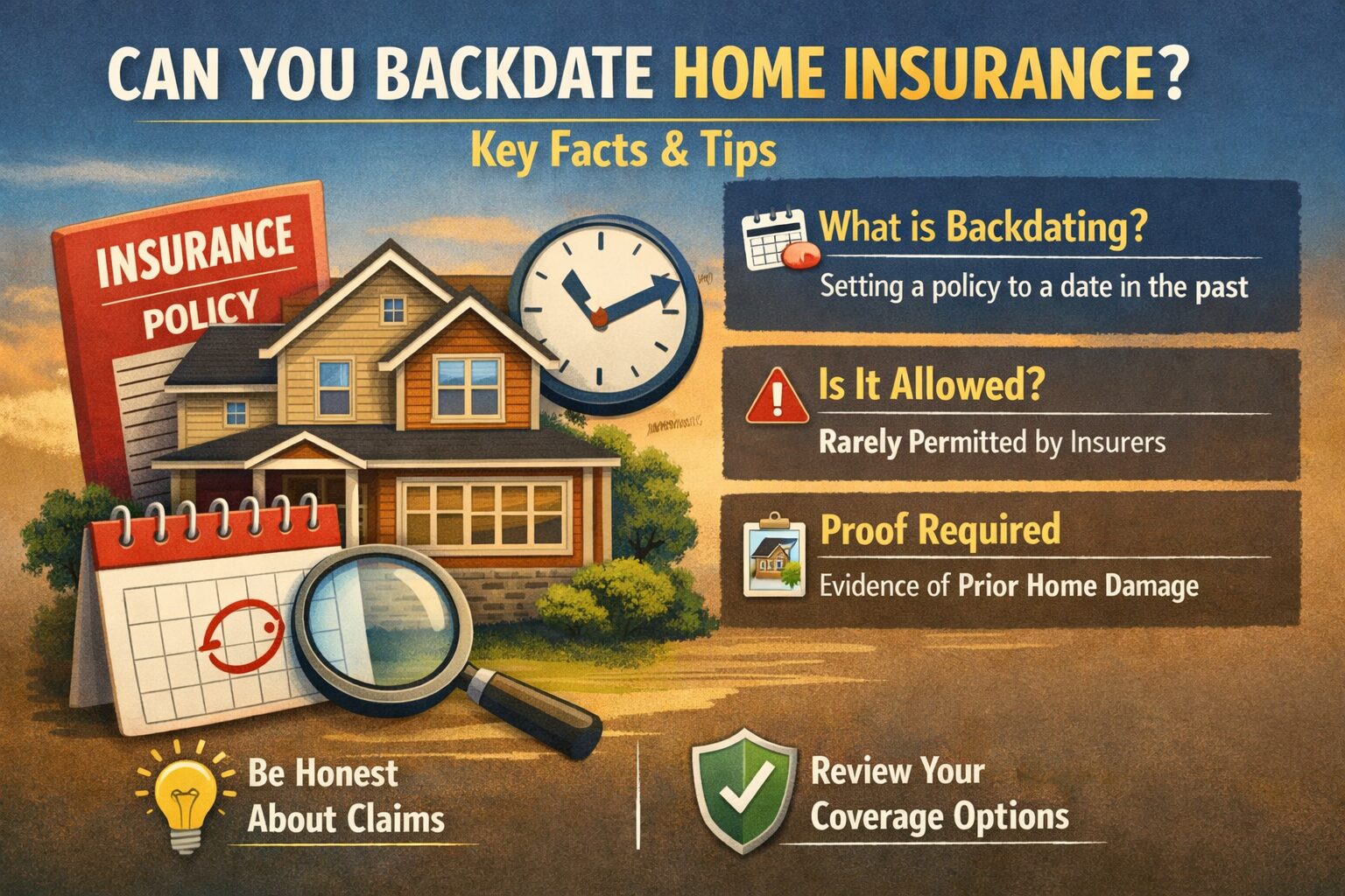 Can You Backdate Home Insurance? Essential Insights & Advice